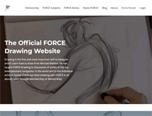 Tablet Screenshot of drawingforce.com
